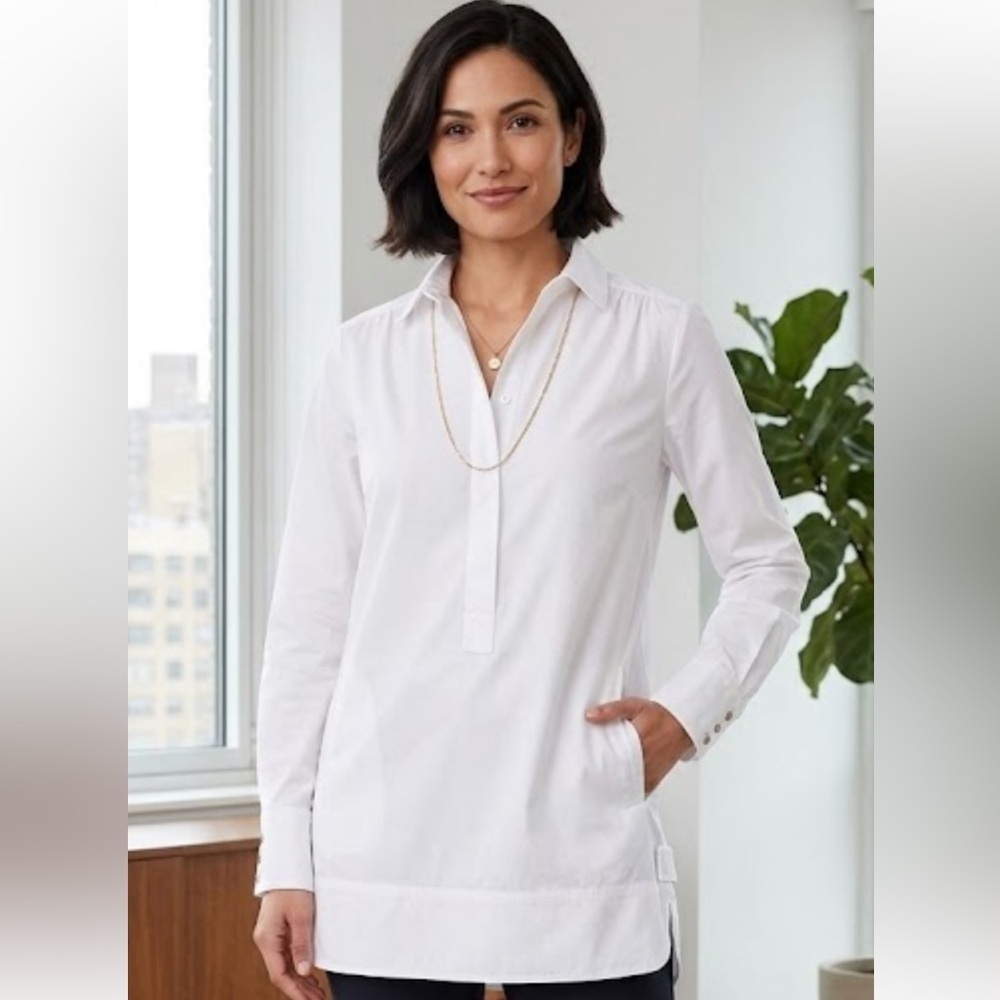 Workshop Andrea Jovine Elegant White Tunic for Women’s
